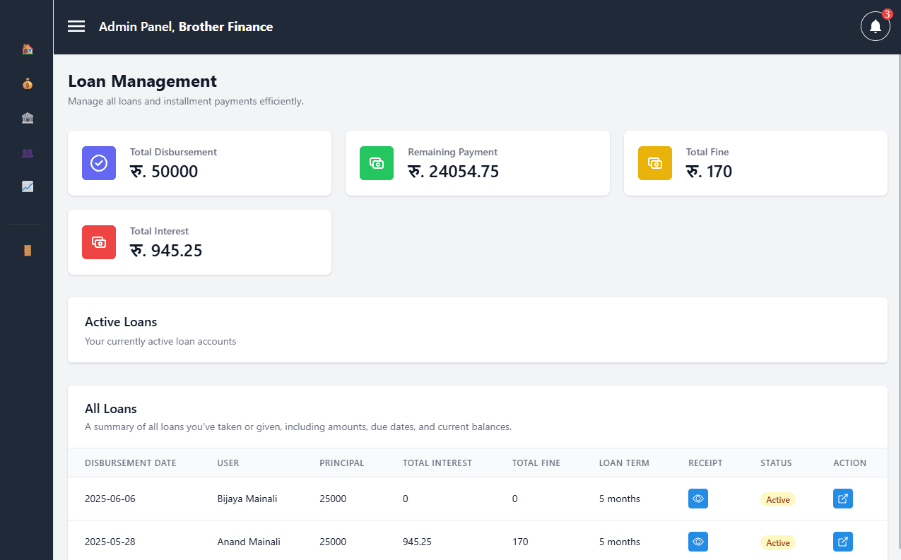 Finance Management System